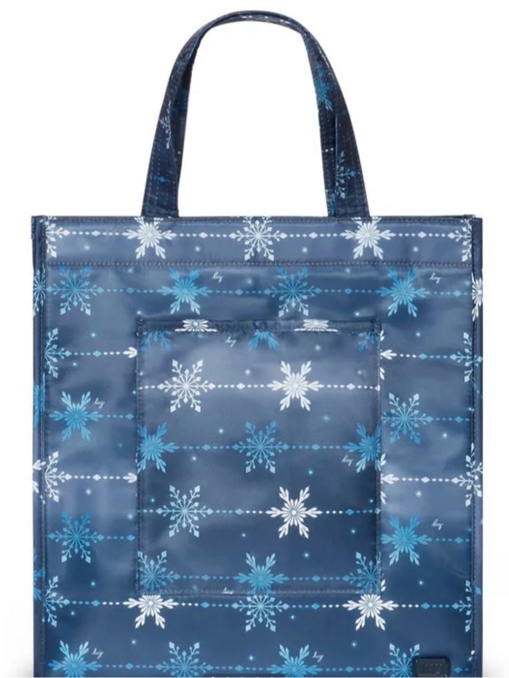 Lug Runner Shopper/Tote Bag. Snowflake Navy. NWT in plastic